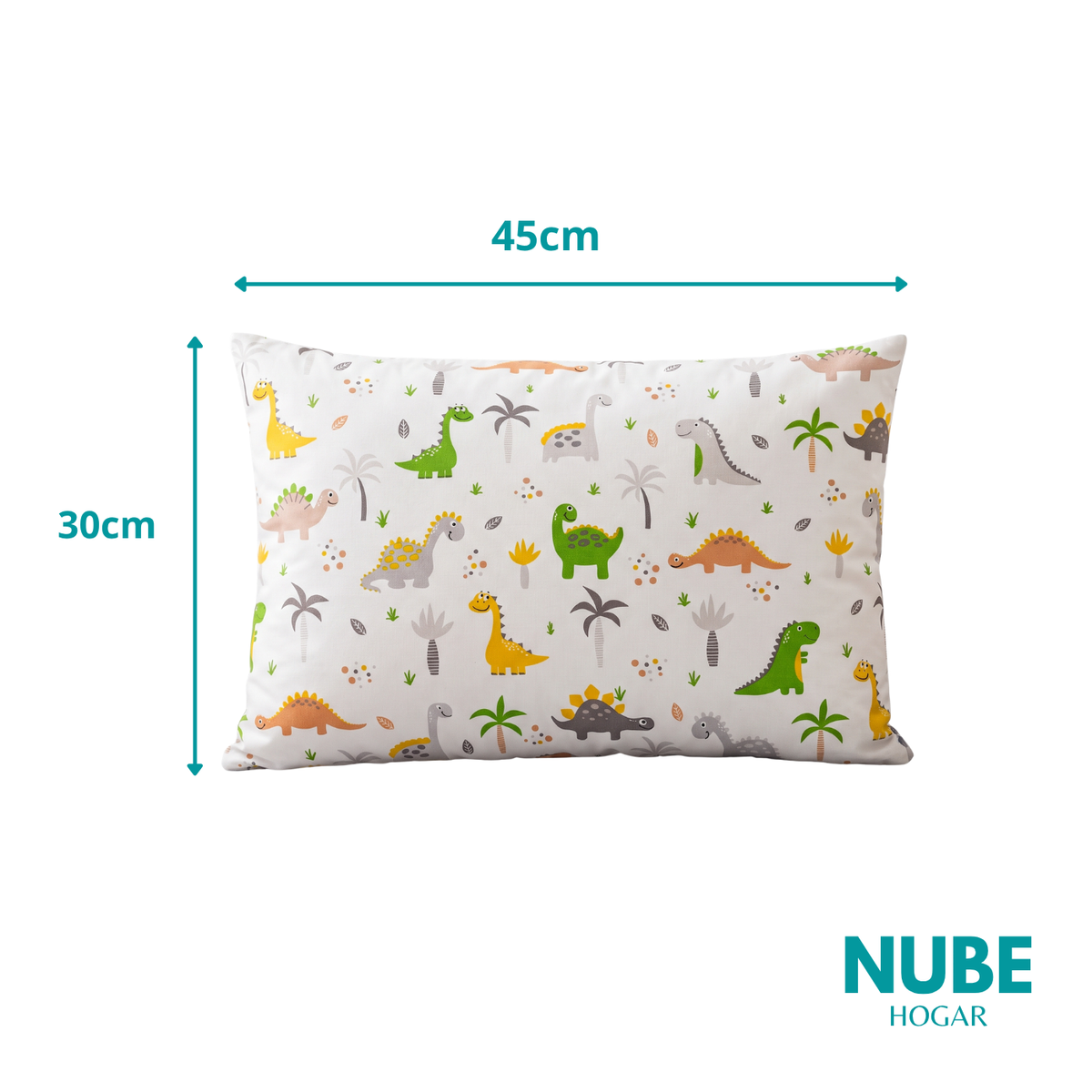 Almohada Infantil Dino 30cm x 45cm