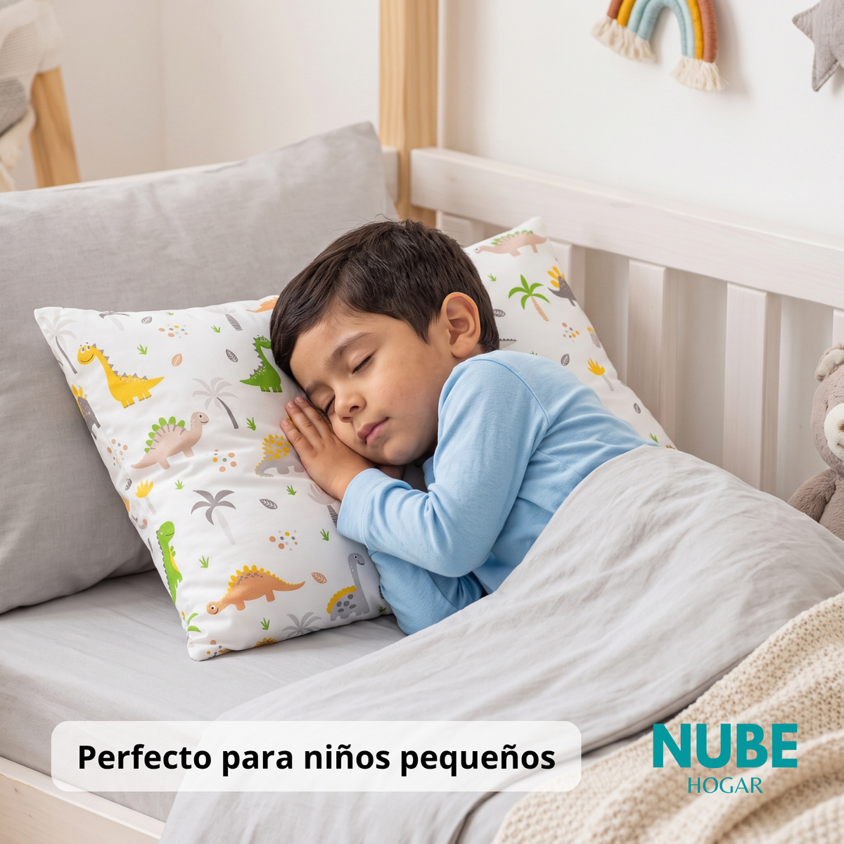 Almohada Infantil Dino 30cm x 45cm